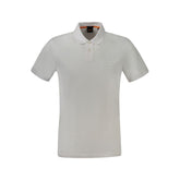 Hugo Boss White Cotton Men's Polo Shirt