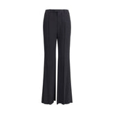 Balenciaga Black Viscose Flared Pants