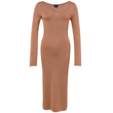Tom Ford Orange Viscose Long Dress