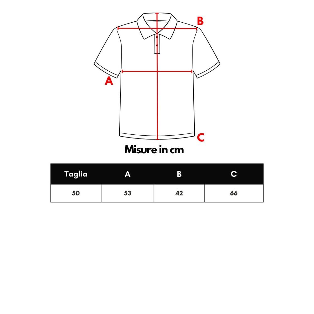 Röd bomullspolotröja