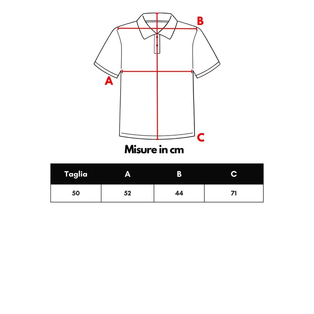 Röd bomullspolotröja