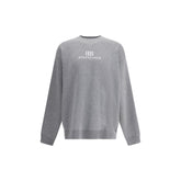 Balenciaga Gray Cotton Sweatshirt