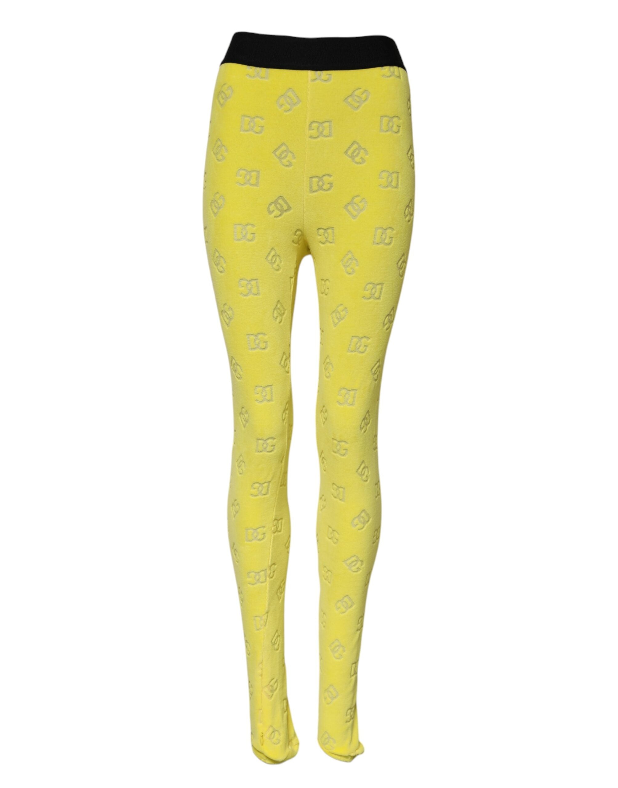 Gule logo slim fit leggingsbukser