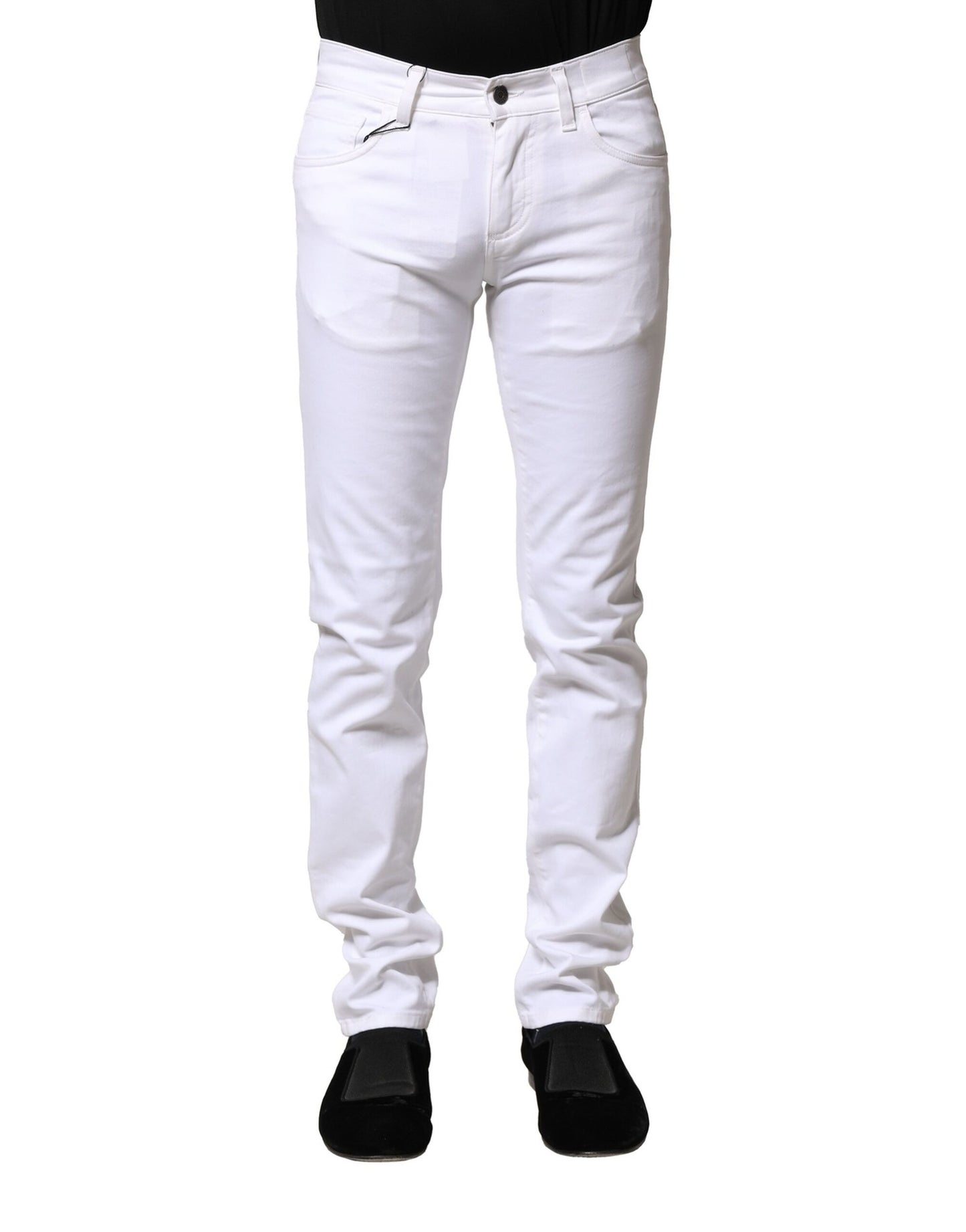 Dolce & Gabbana Vita Bomulls Skinny Herrjeans