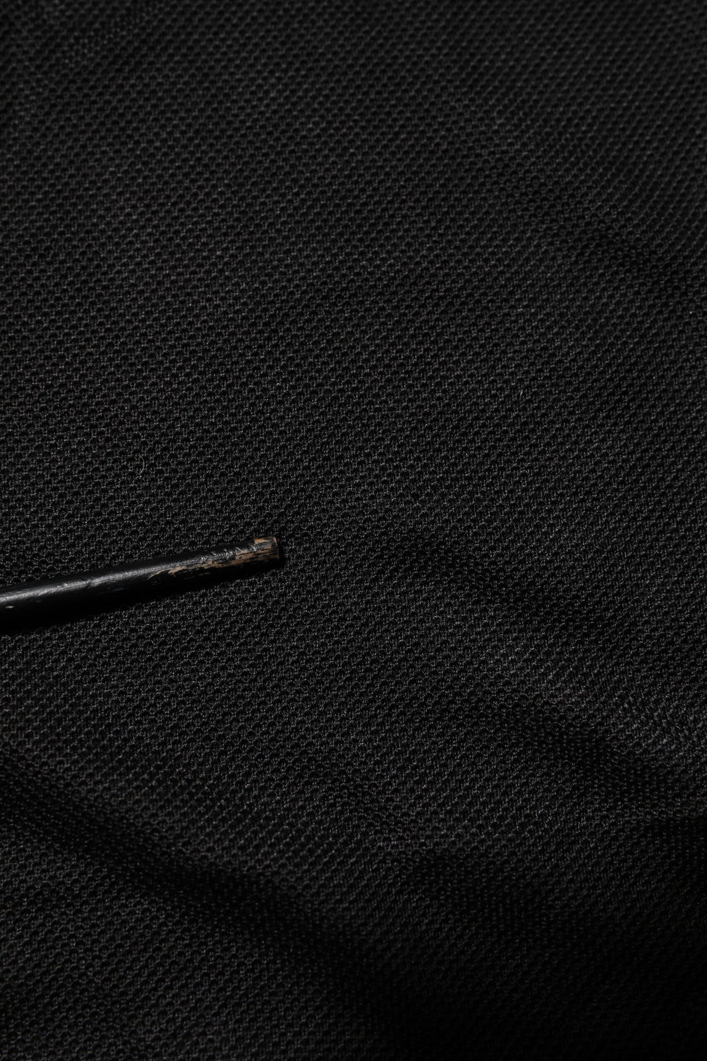 Dolce & Gabbana Svart DG Siden V-ringad Krage Herr Pikétröja