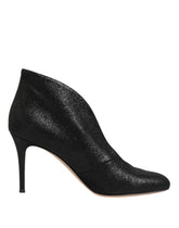 Gianvito Rossi Metallic Svarte Pumps Stiletthæler Sko