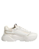 Dolce & Gabbana Hvite DAYMASTER Sneakers i Kalveskinn