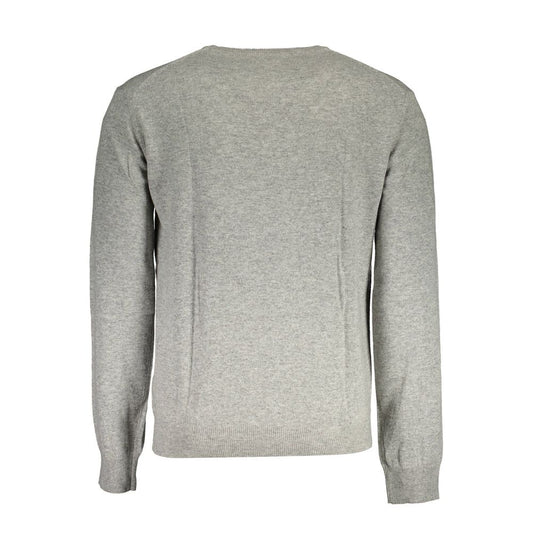 La Martina Gray Wool Sweater