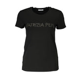 Patrizia Pepe Black Organic Cotton Women T-Shirt