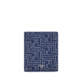 Fendi Blue Fabric Wallet