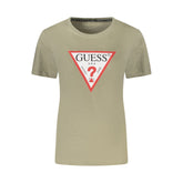 Guess Jeans Green Cotton Women T-Shirt