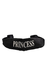 Dolce & Gabbana Black Princess Fantasy Braided Waist Belt