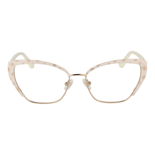 Guess White Metal Glasses (Frames)