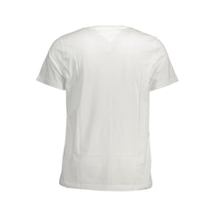 Tommy Hilfiger White Organic Cotton Men T-Shirt