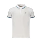 Guess Jeans White Cotton Men Polo Shirt