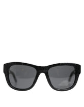 Dolce & Gabbana Black Leather Frame DG4177 Tinted Lens Sunglasses