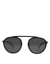 Dolce & Gabbana Black Metal Frame Round DG2276 Eyewear Shades Sunglasses