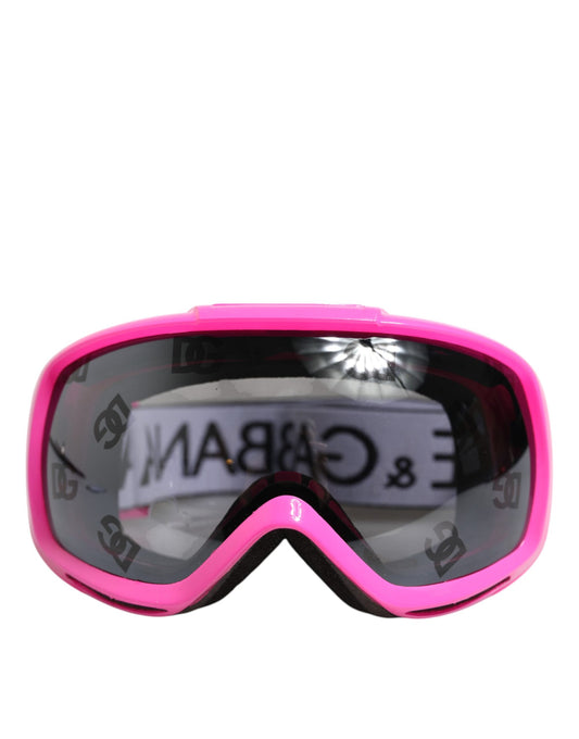 Dolce & Gabbana Fuchsia Rosa Logo Skibriller DG6182 Maske Solbriller