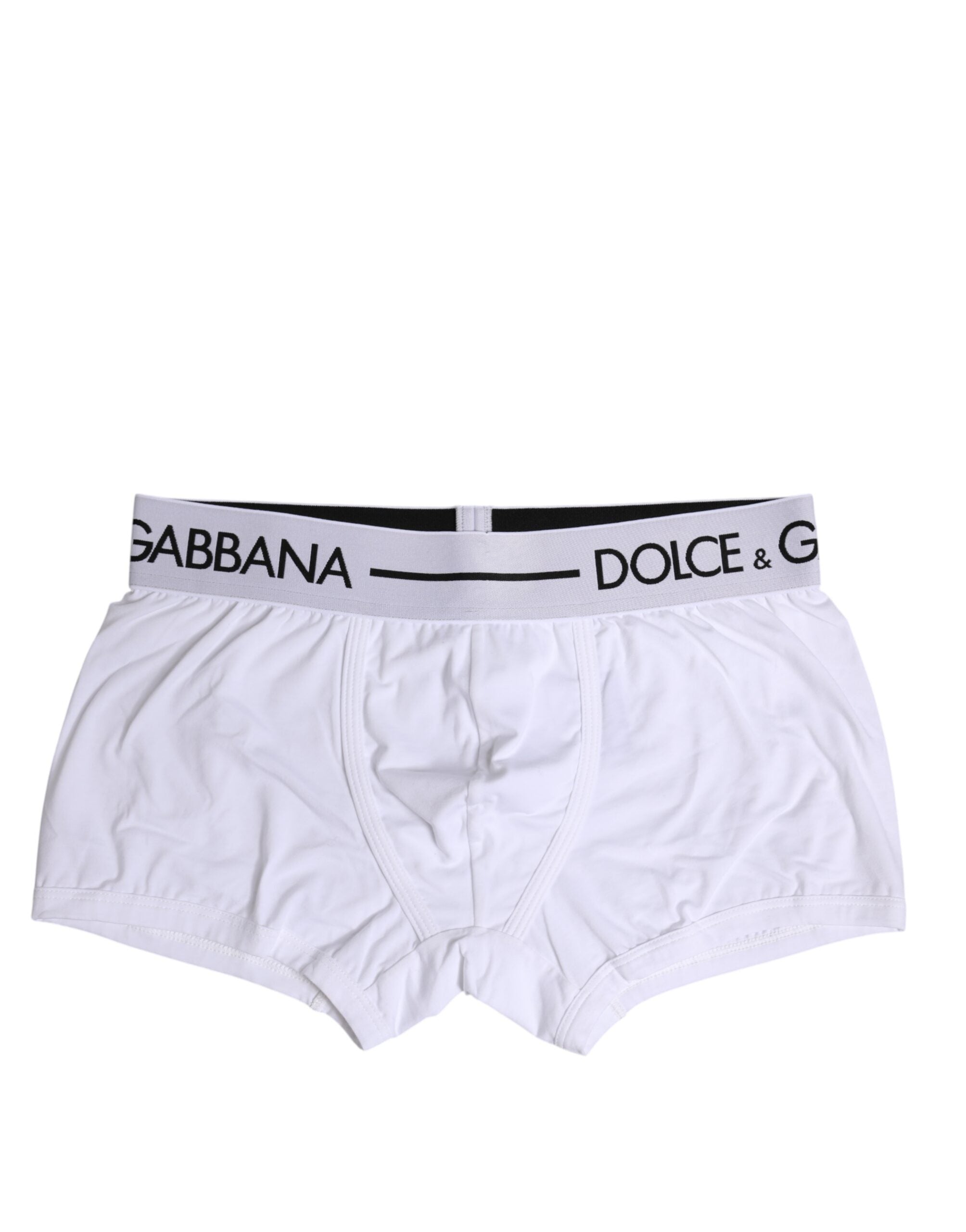 Vita stretchiga boxerunderkläder i bomull