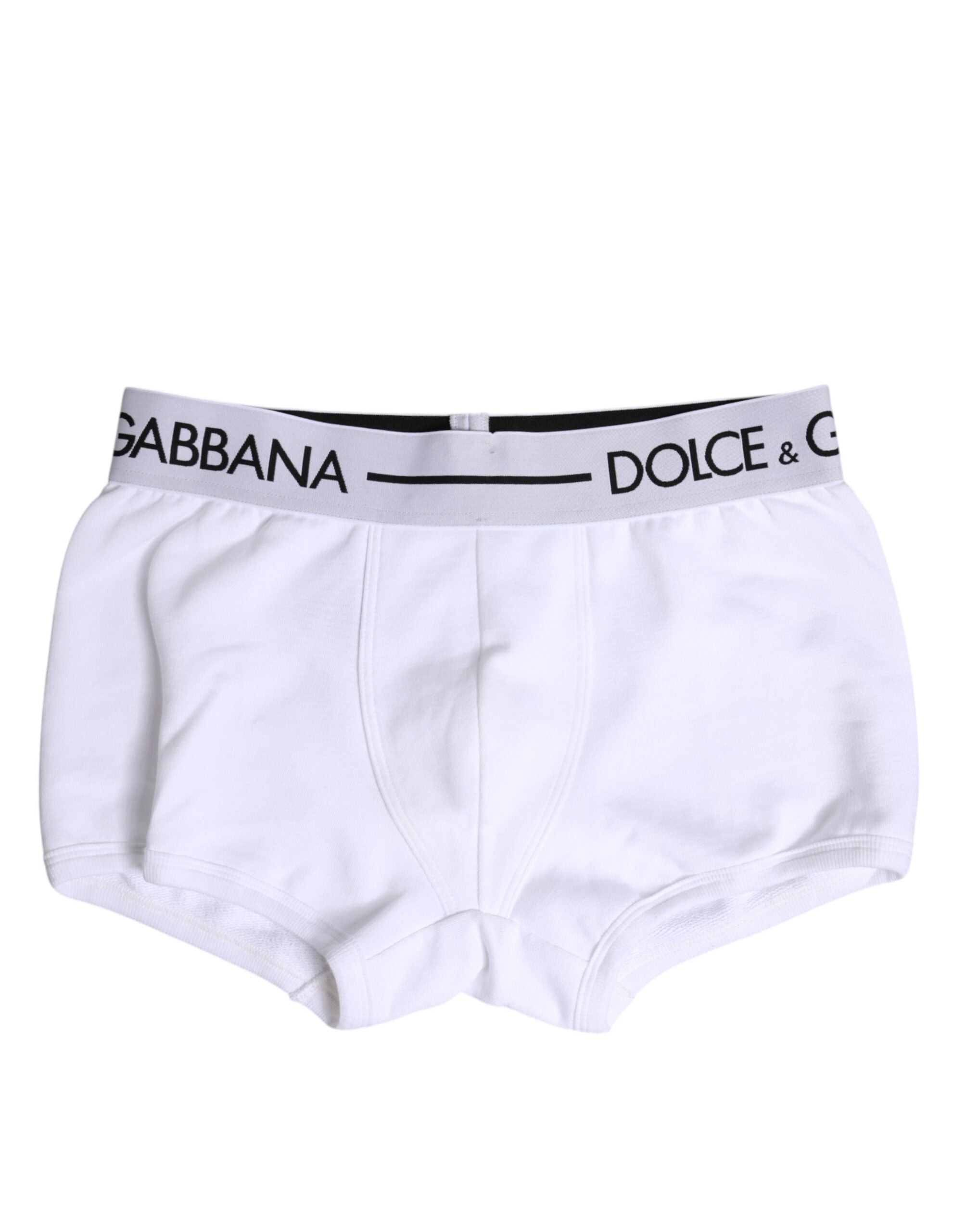 Vita stretchiga boxerunderkläder i bomull