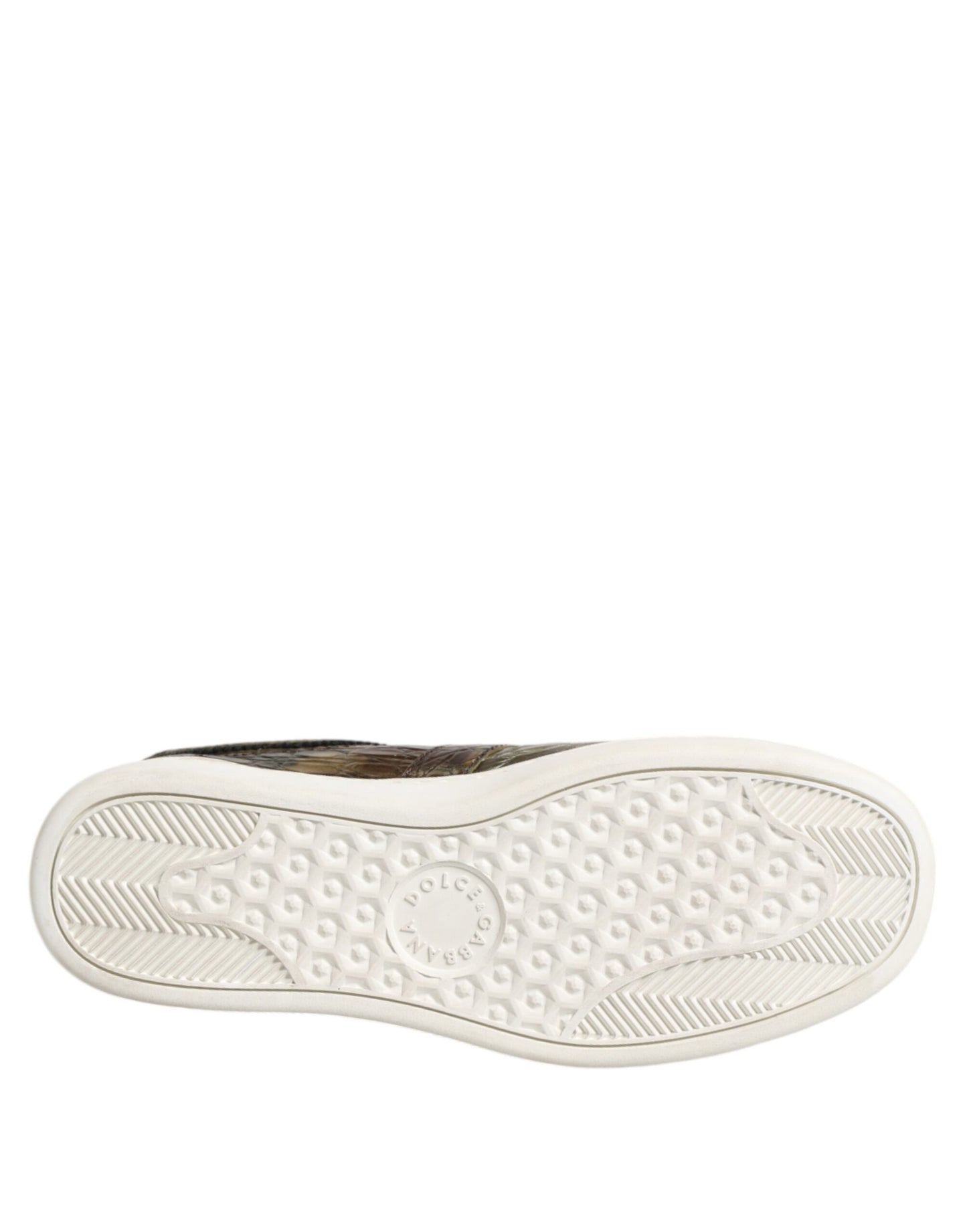 Dolce & Gabbana Bruna Exotiska Läder Låga Sneakers Skor