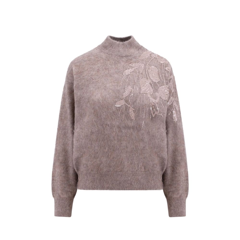 Brunello Cucinelli T-Neck stickad