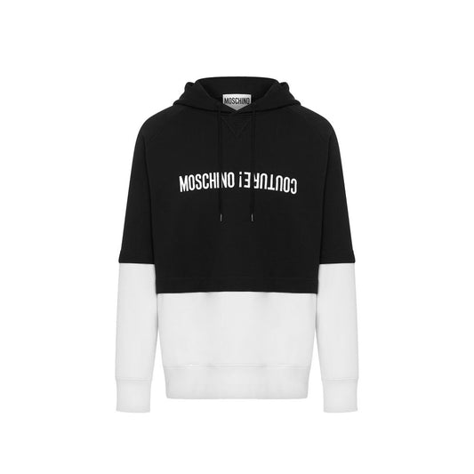 Moschino bomulls-tröja med huva