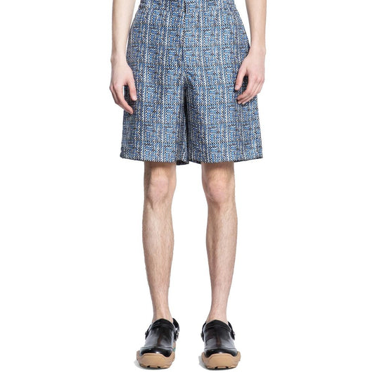 Fendi Mönstrade Sidenshorts