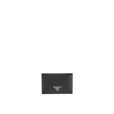 Prada Black Calfskin Cardholder