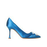 Manolo Blahnik Maida 090 Sateng Pumps