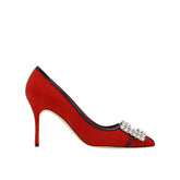 Manolo Blahnik Tuberian 90 semskede pumps
