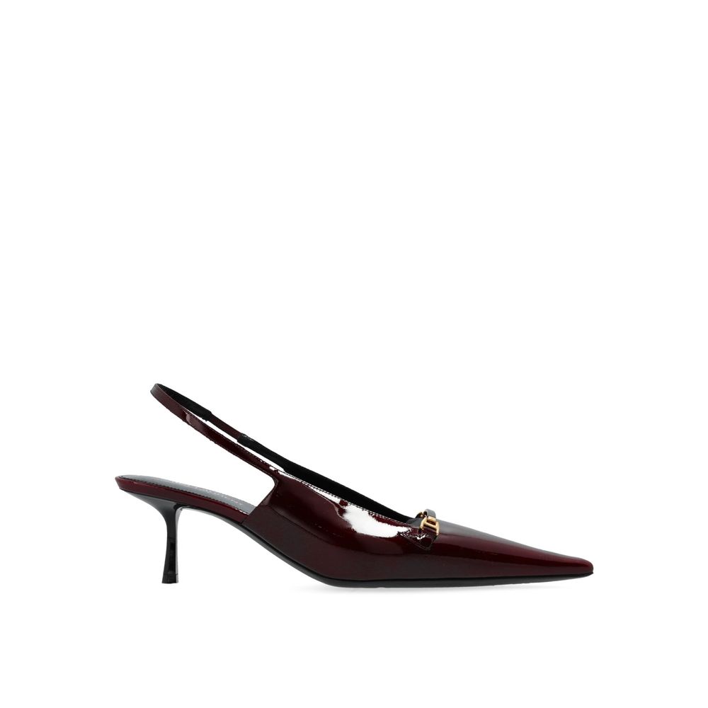 Saint Laurent 'Carine' slingback-pumps i läder