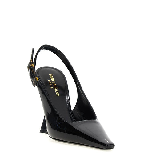 Saint Laurent 'Dune' slingback-pumps i läder