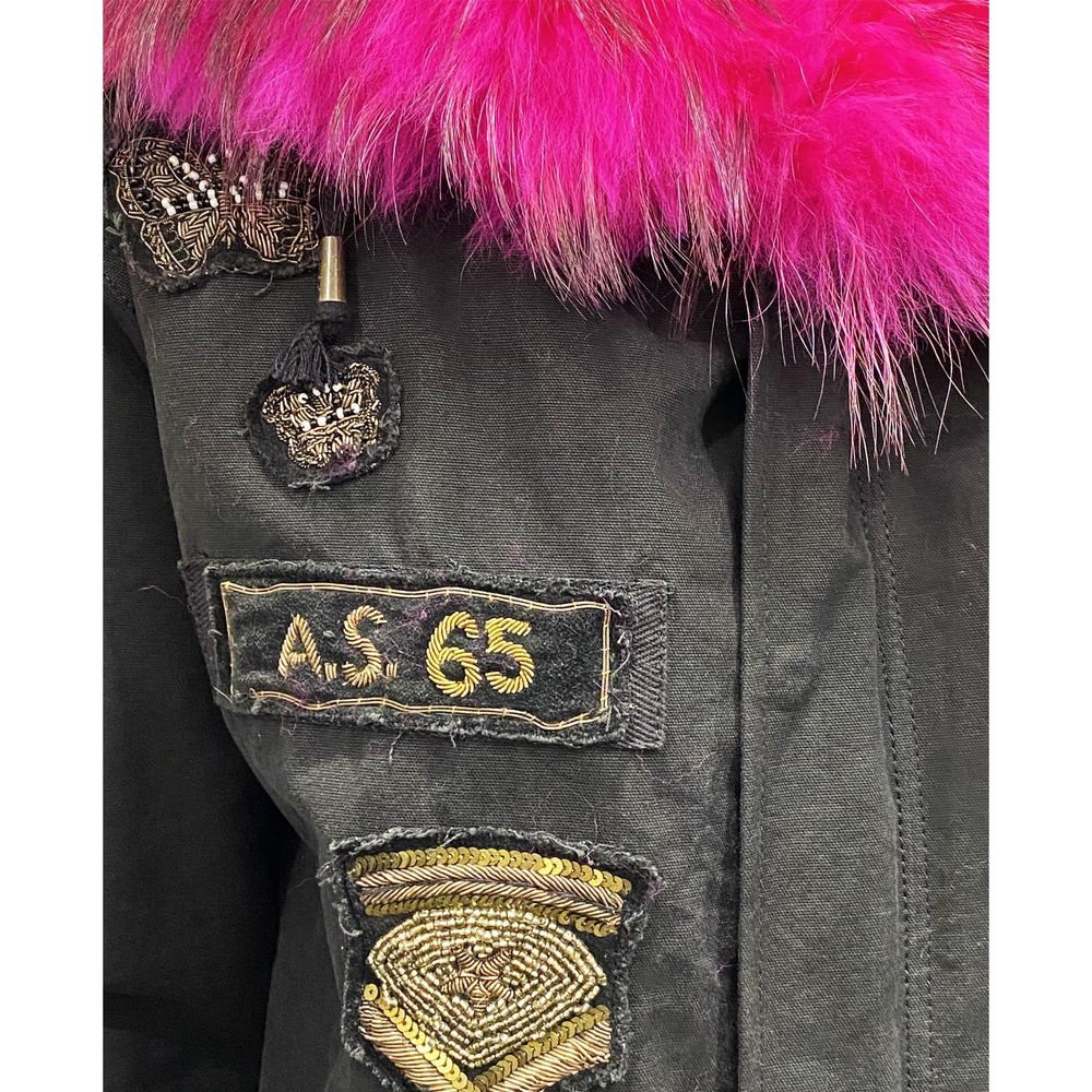 AS65 Canvas Utsmyckad Parkasjacka