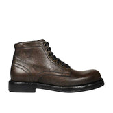 Dolce & Gabbana Brown Leather Lace-Up Boots
