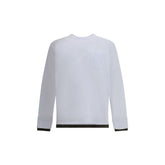 Sacai White Cotton Long Sleeve T-Shirt