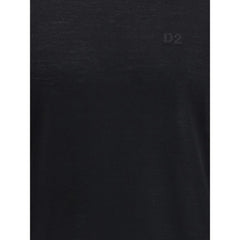 Dsquared² Black Fleece Wool Turtleneck