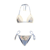 Zimmermann Light Blue Polyamide Bikini