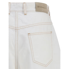 Givenchy White Cotton Jeans Denim