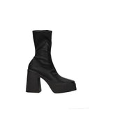 Stella McCartney Black Leather Ankle Boots