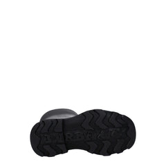 Burberry Black Cotton Rain Boots