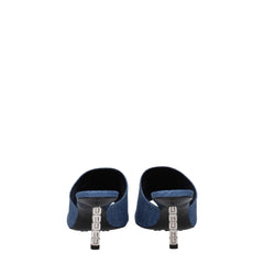 Givenchy Blue Fabric Platform Sandals