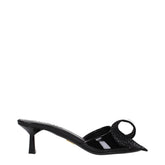 Prada Black Leather Sandals