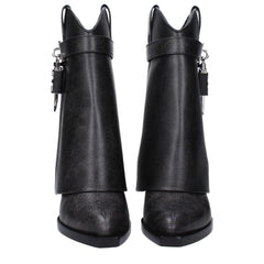 Givenchy Black Leather Ankle Boots