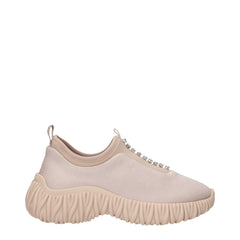 Miu Miu Beige Fabric Sneakers