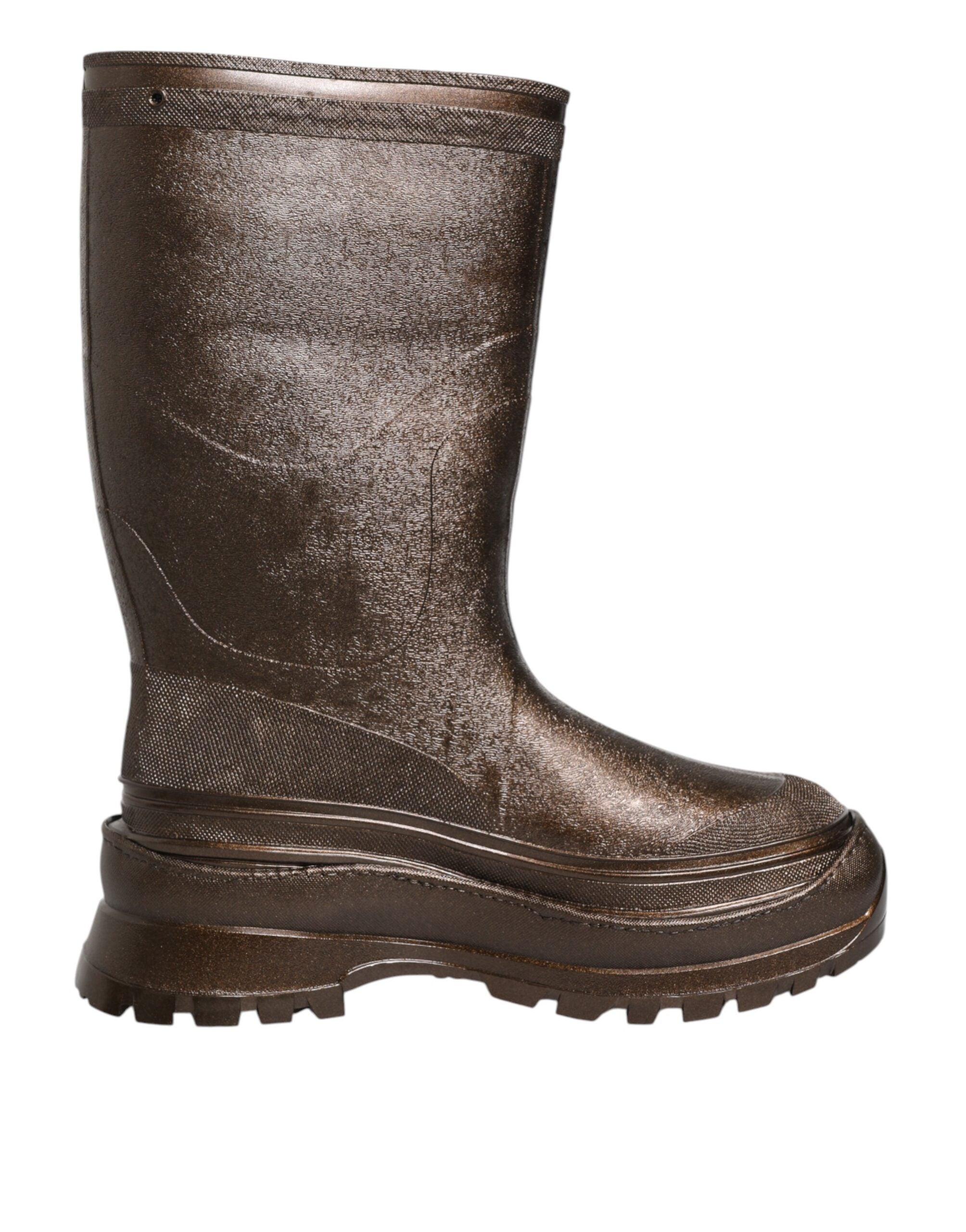 Metallic Bruna Gummistövlar Skor