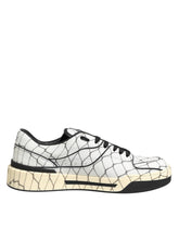 Dolce & Gabbana Hvite Logotrykk Lave Sneakers Herresko