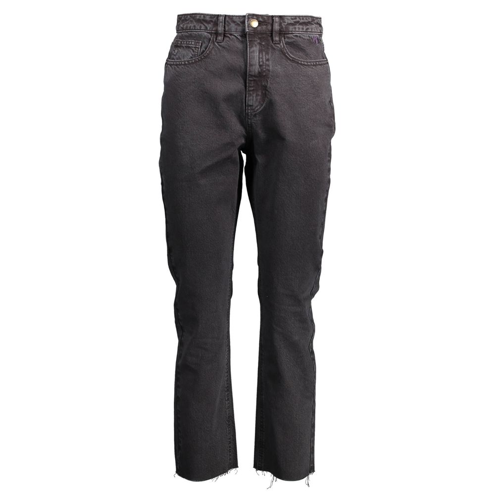 Svarta bomullsjeans och byxor