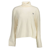 U.S. POLO ASSN. White Nylon Sweater