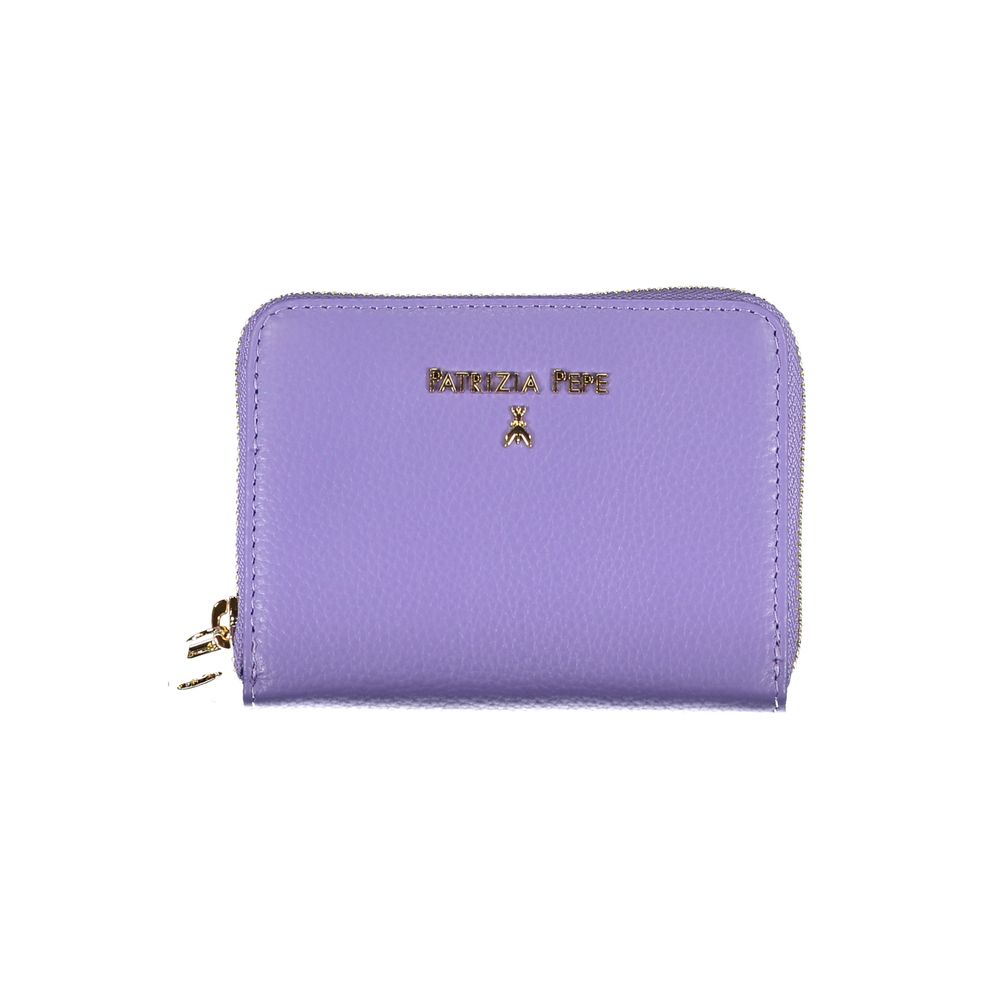 Lila polyetenplånbok